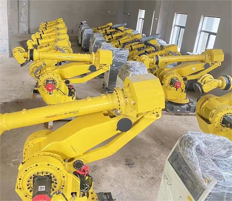 Fanuc R-2000iB-210F 스팟 웨일딩 프레스 텐딩 팔레티제팅 로보트 로딩 및 로딩 로보트 처리