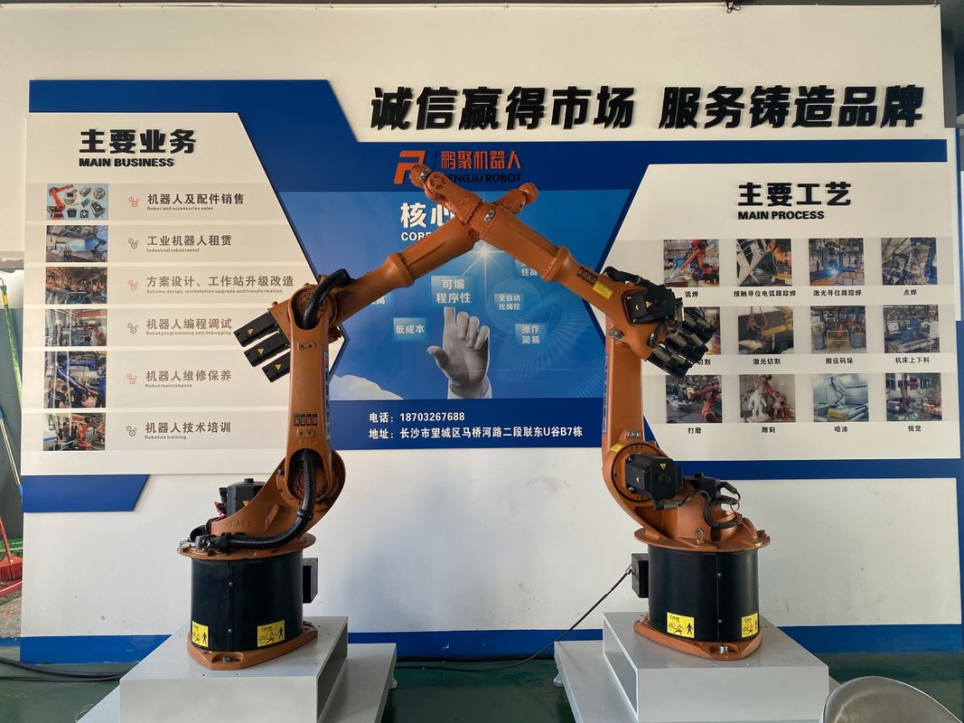 사용 된 KUKA KR240 산업용 맞춤형 팔레트 로봇 PLC 핵심 부품과 장치 네트워크 통신 프로토콜