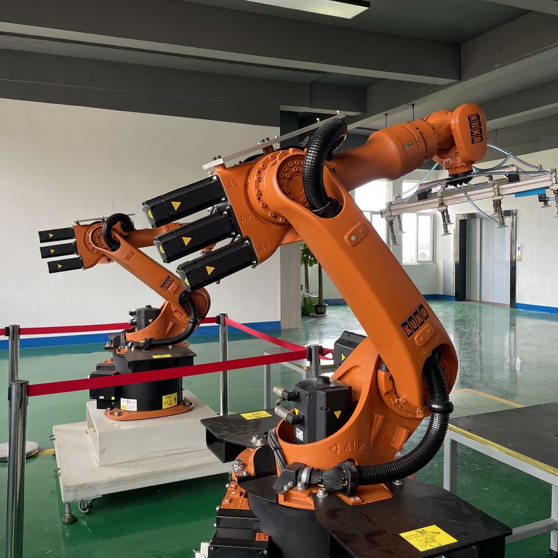1611mm Reach Palletizing Robot 바닥에 장착된 자동화 장비, 플럭스 코어 웰딩 로봇, 기계 로딩 로봇