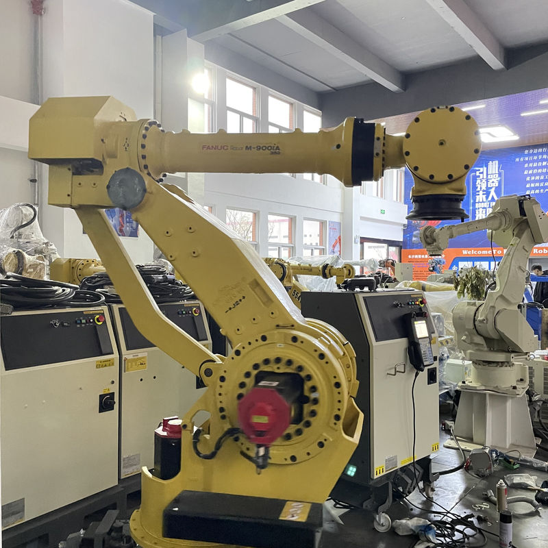 산업용 로봇 6 축 Fanuc M-900iA/350 웰딩 로봇 350kg 유료물 2655mm 도달 처리 닦기 조립 및 접착 접착제 접착