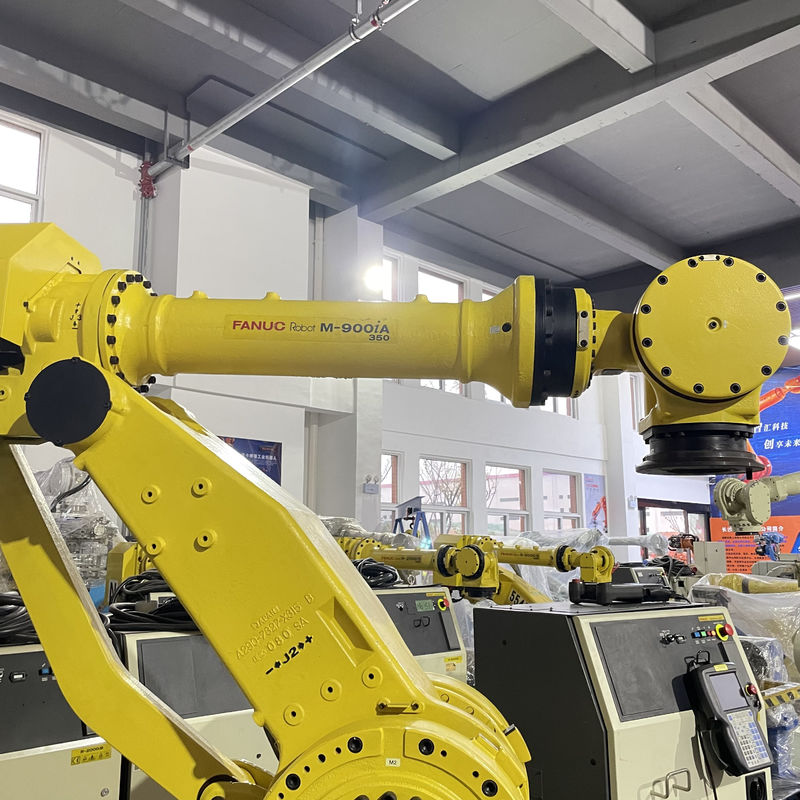 산업용 로봇 6 축 Fanuc M-900iA/350 웰딩 로봇 350kg 유료물 2655mm 도달 처리 닦기 조립 및 접착 접착제 접착