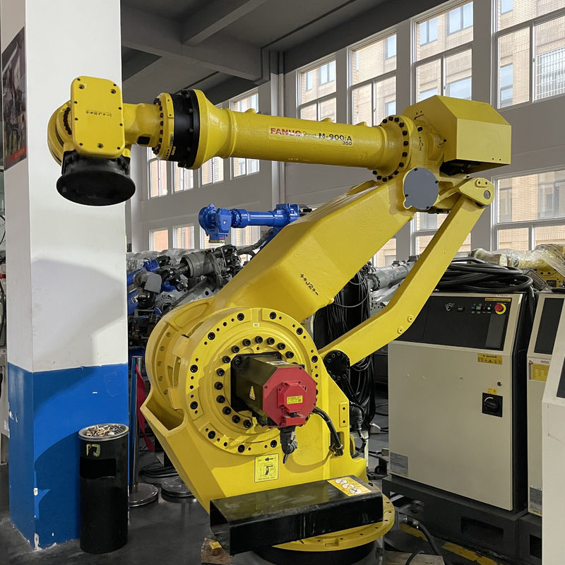 Fanuc M-900iA 350 사용 로봇 6 축 2655mm 도달 R30iA 컨트롤러