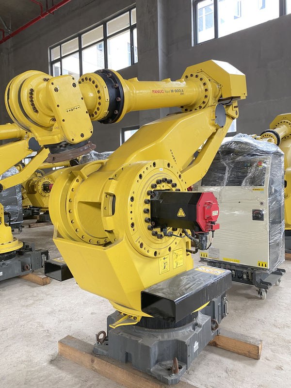 Fanuc M-900iA 350 사용 로봇 6 축 2655mm 도달 R30iA 컨트롤러
