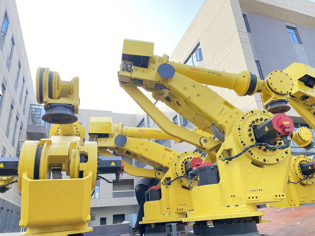 Fanuc M-900iA 350 사용 로봇 6 축 2655mm 도달 R30iA 컨트롤러