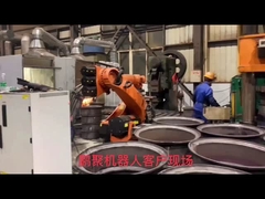 핸들링 팰릿으로 운반을 용접하는 장소를 위한 산업적 사용된 ABB 로봇 ABB6640-235/2.55